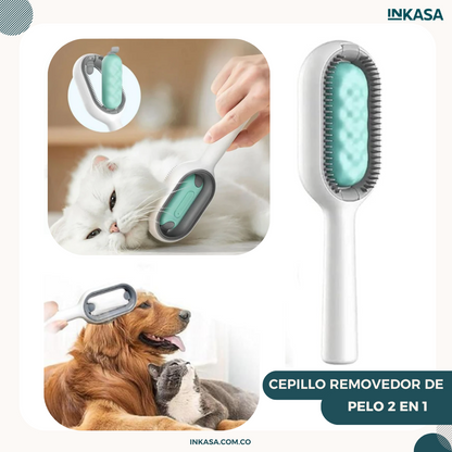 Cepillo Removedor de Pelo 2 en 1