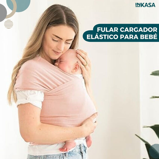 Fular cargador elástico para bebé