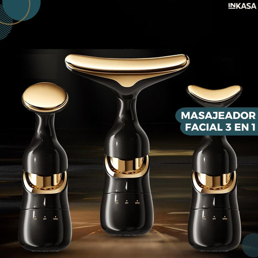Masajeador facial 3 en 1