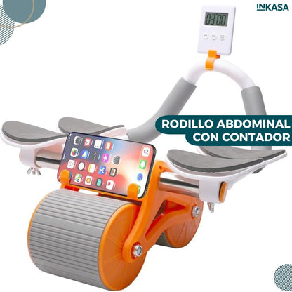 Rodillo abdominal con contador