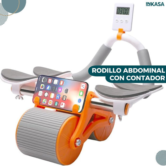 Rodillo abdominal con contador