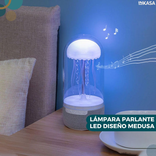 Lámpara parlante Led diseño medusa