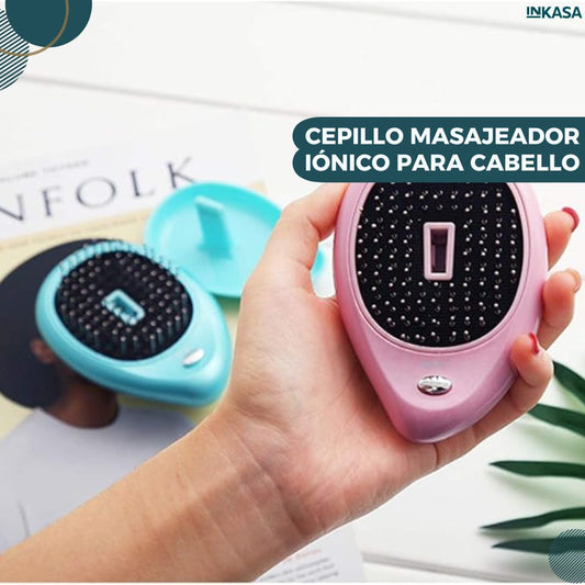Cepillo masajeador iónico para cabello