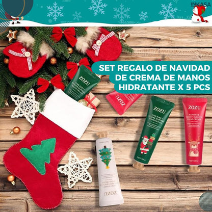 Set regalo de Navidad de crema de manos hidratante x 5 pcs