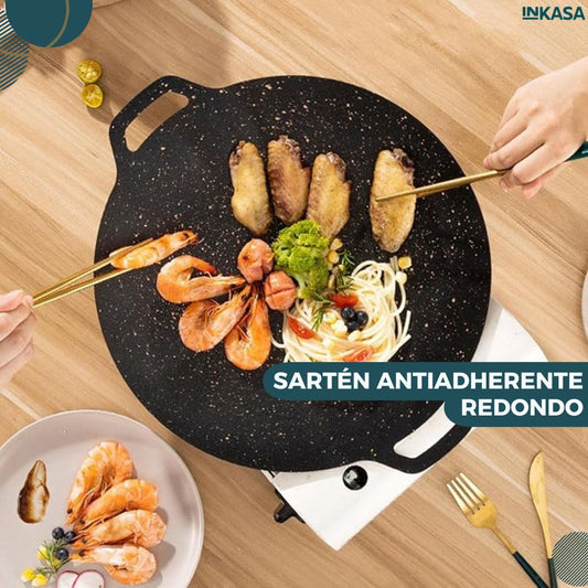 Sartén antiadherente redondo