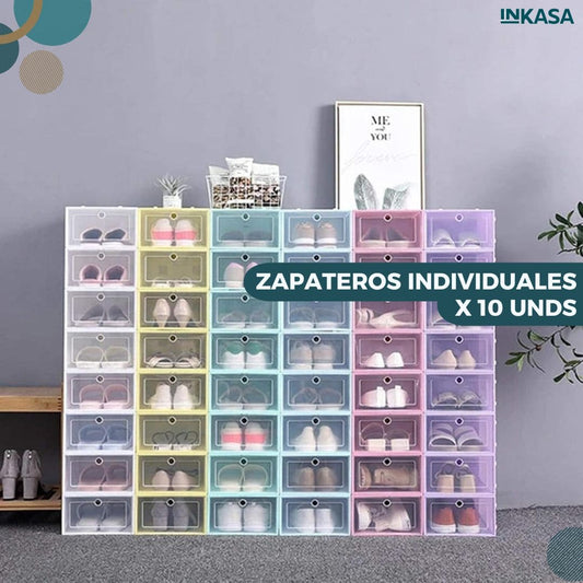 Zapateros individuales x 10 unds