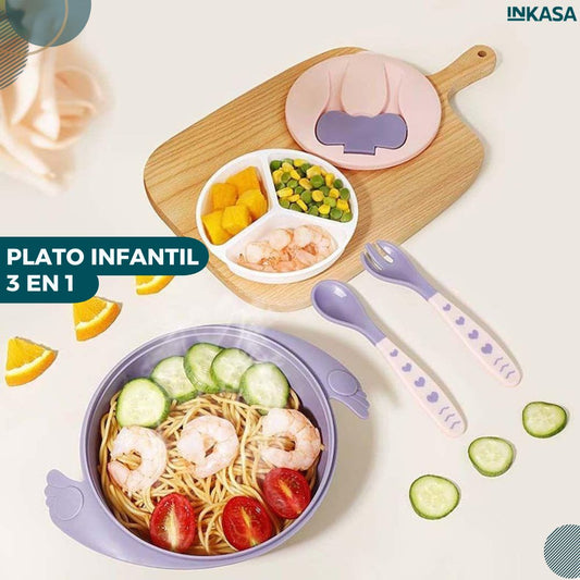 Plato Infantil 3 en 1