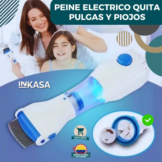 Peine Electrico Quita Pulgas Y Piojos