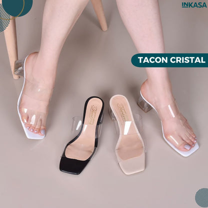 Tacón cristal