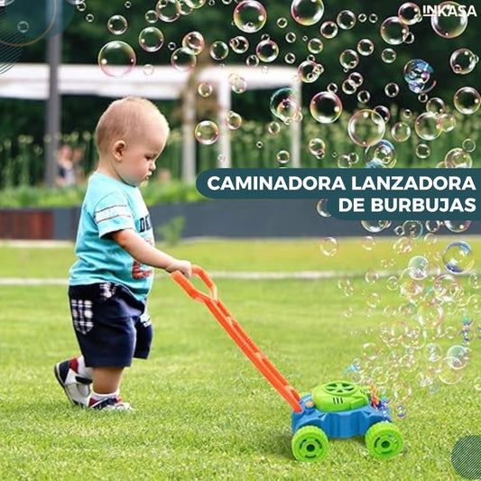 Caminadora lanzadora de burbujas