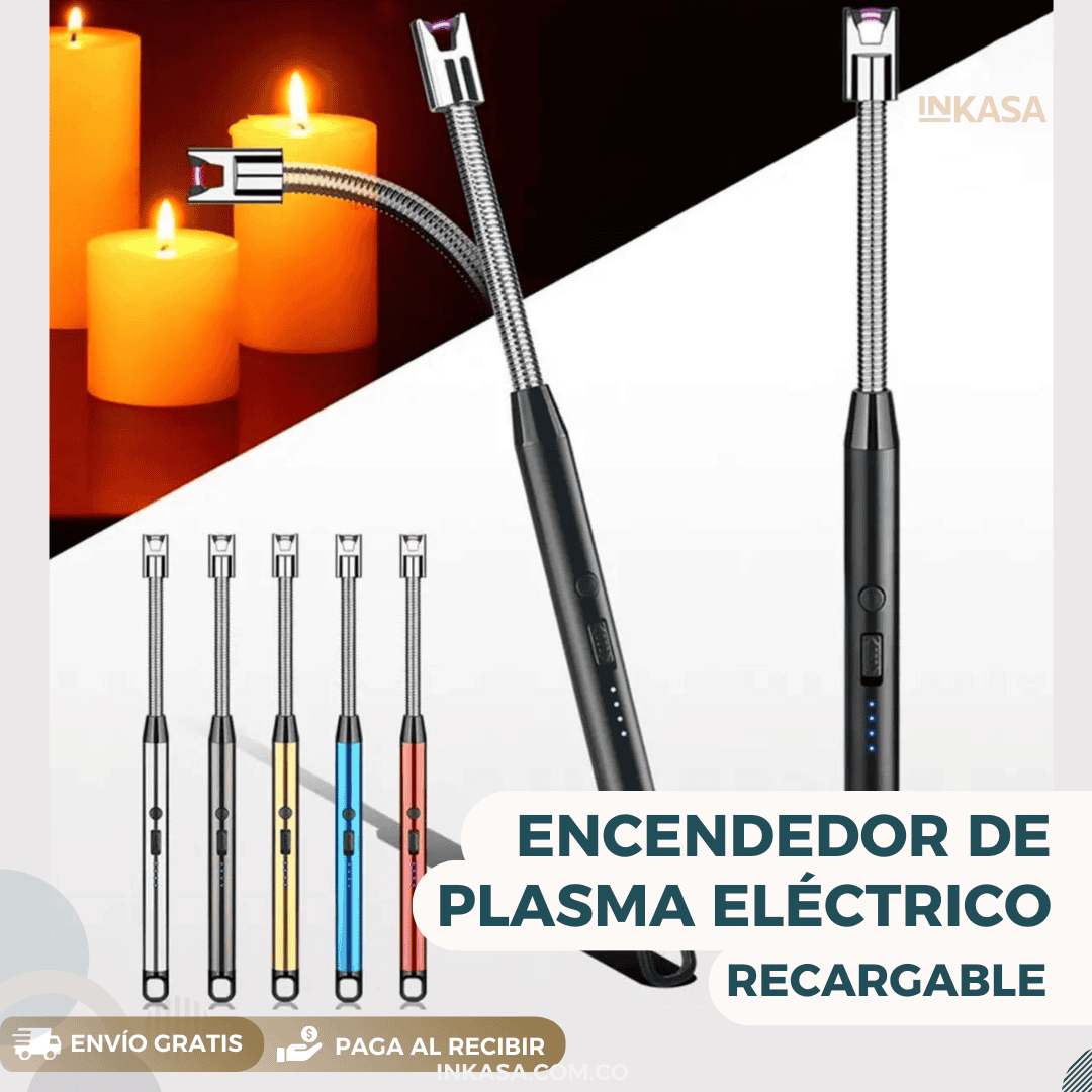 Encendedor de Plasma Recargable Eléctrico (paga 1 Lleva 2)