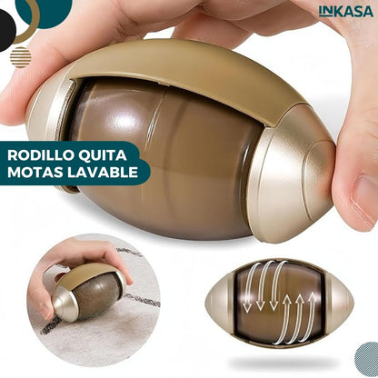 Rodillo quita motas lavable