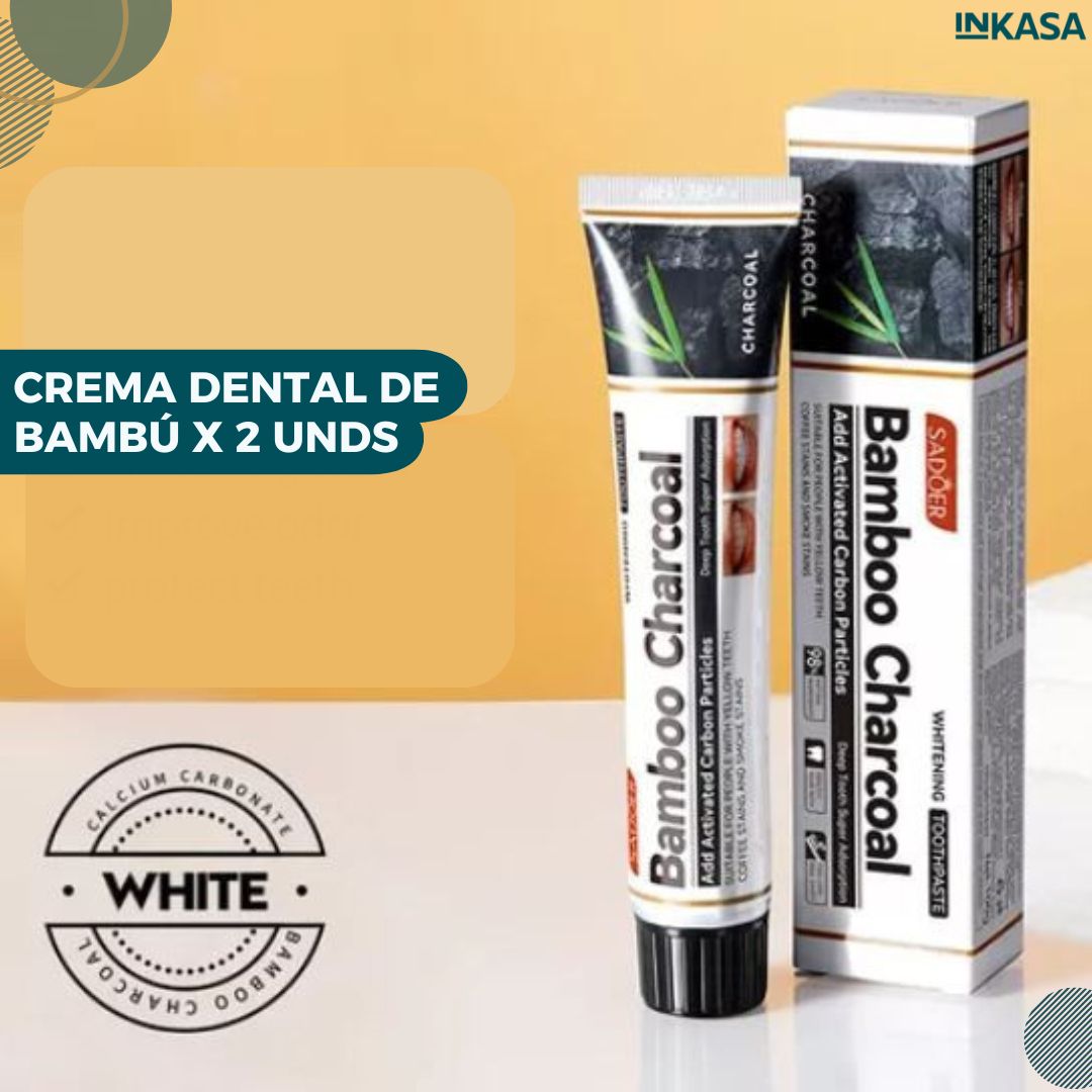 Crema dental de bambú x 2 unds
