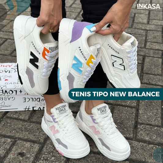Tenis tipo New Balance