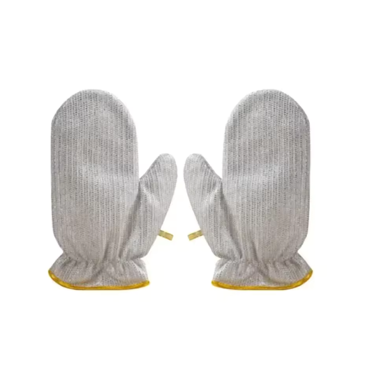 Set x 2 pares de guantes para limpieza en acero