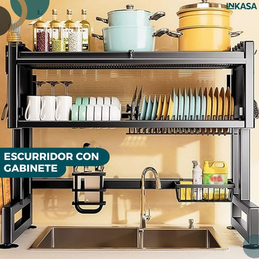 Escurridor con gabinete