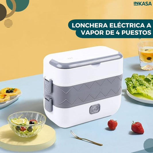 Lonchera eléctrica a vapor de 4 puestos