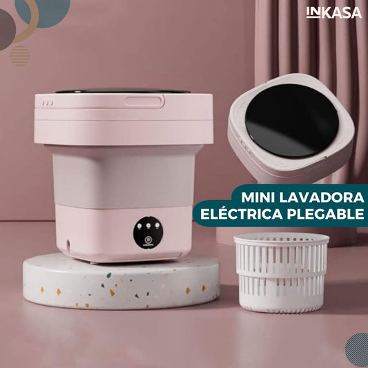 Mini lavadora eléctrica plegable