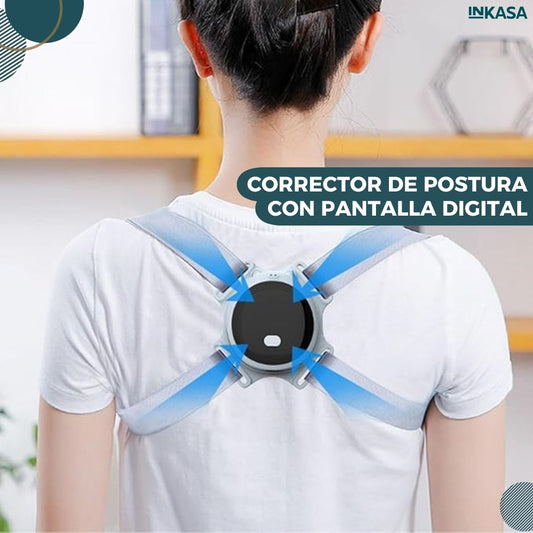 Corrector de postura con pantalla digital
