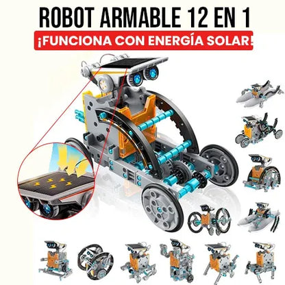 Robot Solar 13 en 1 – Juguete Educativo de Energía Renovable🤖😎