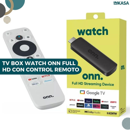 Tv box Watch Onn full HD con control remoto