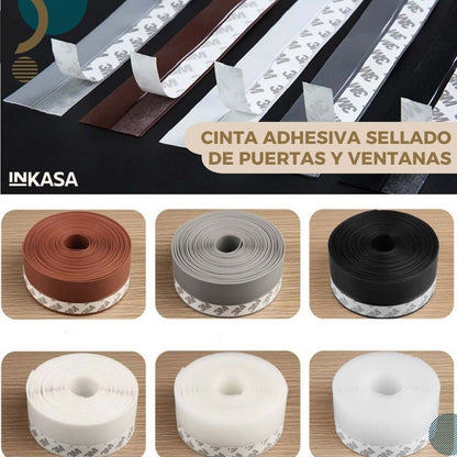 Cinta adhesiva sellado de puertas y ventanas