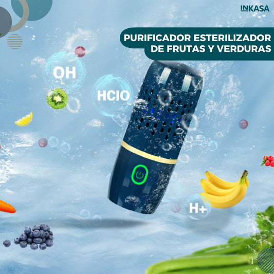 Purificador esterilizador de frutas y verduras