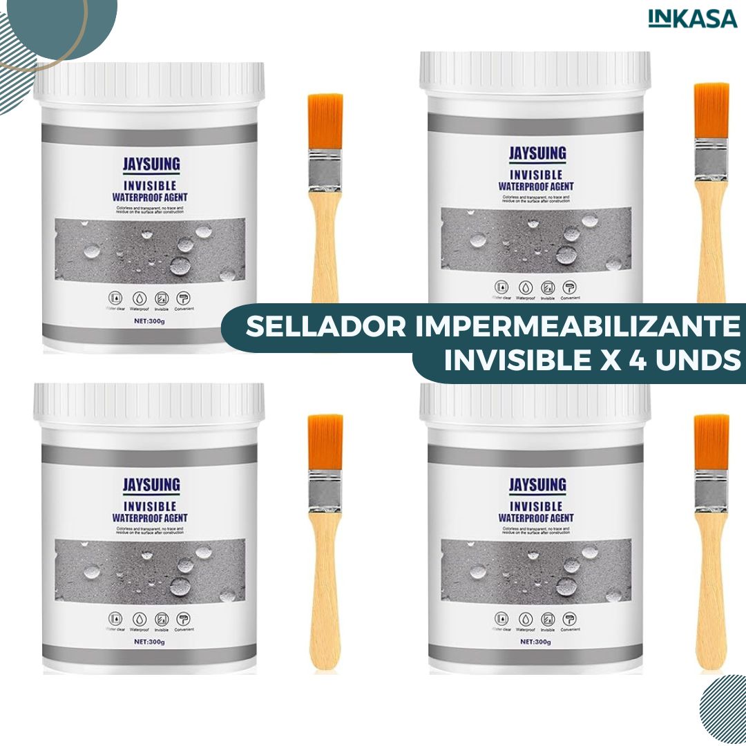 Sellador Impermeabilizante Invisible x 4 unds