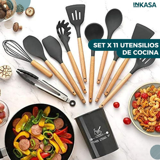 Set x 11 utensilios de cocina