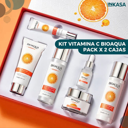 Kit vitamina C Bioaqua Pack x 2 cajas