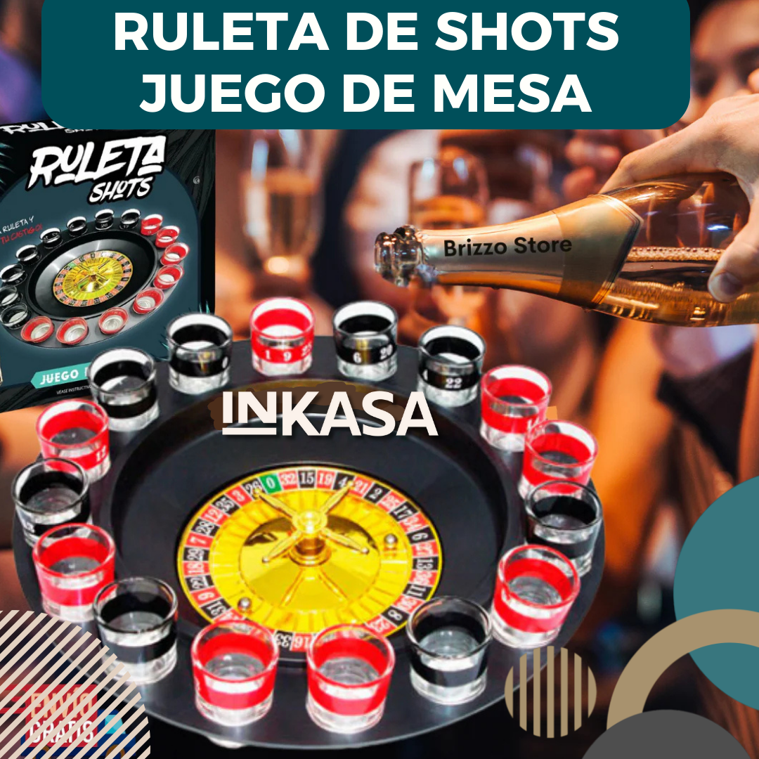 Ruleta De Shots Juego De Mesa