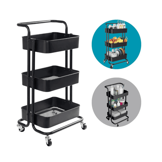 Carro Organizador De Cocina Multiusos Mueble Hogar 3 niveles