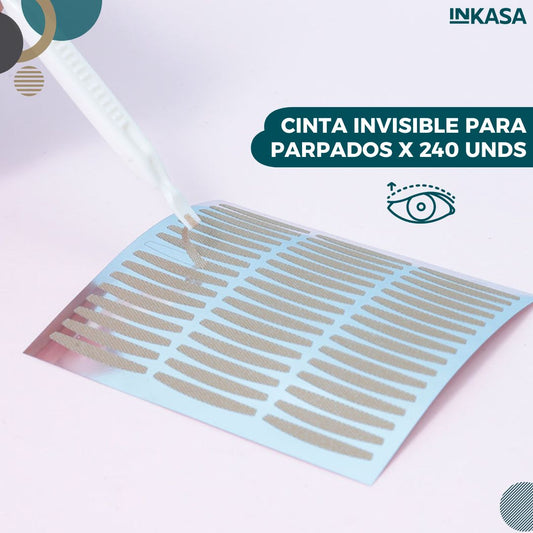 Cinta invisible para parpados x 240 unds