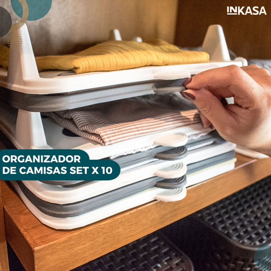 Organizador de Camisas Set X 10