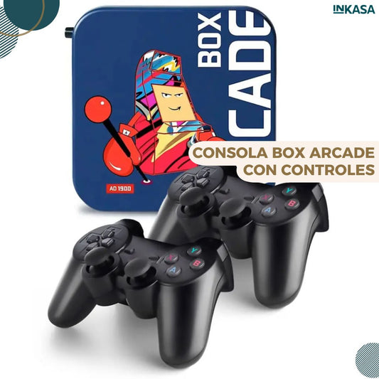 Consola box arcade con controles