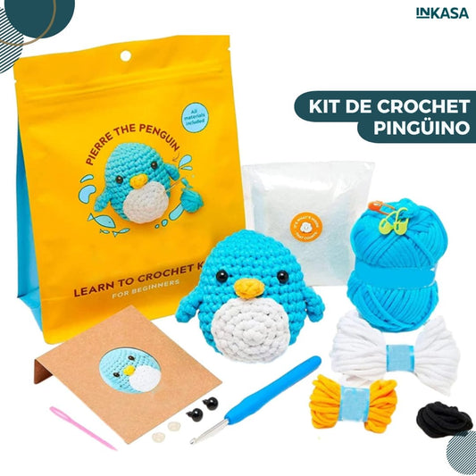 Kit de crochet pingüino