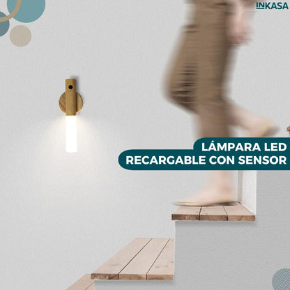 Lámpara led recargable con sensor