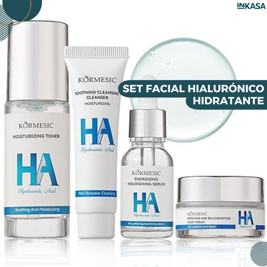 Set facial hialurónico hidratante