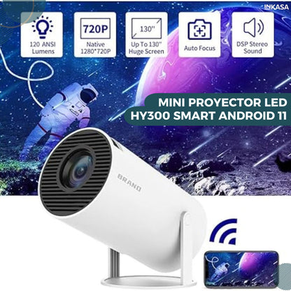 Mini proyector Led Hy300 smart android 11