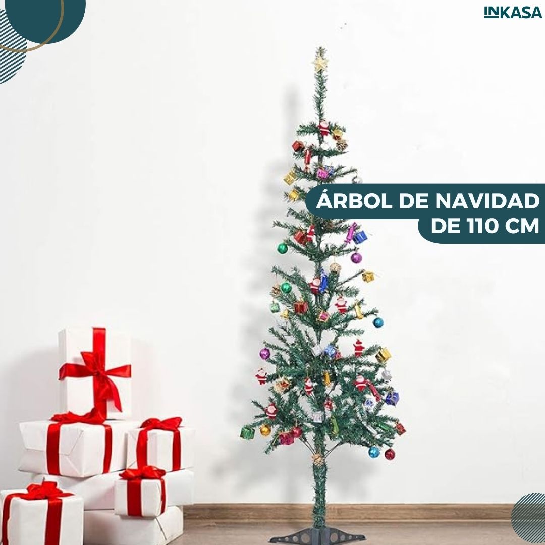 Árbol de navidad de 110 cm