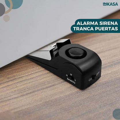 Alarma sirena tranca puertas