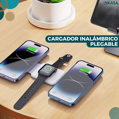 Cargador inalámbrico plegable