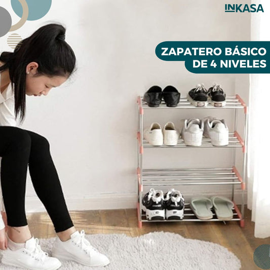 Zapatero básico de 4 niveles