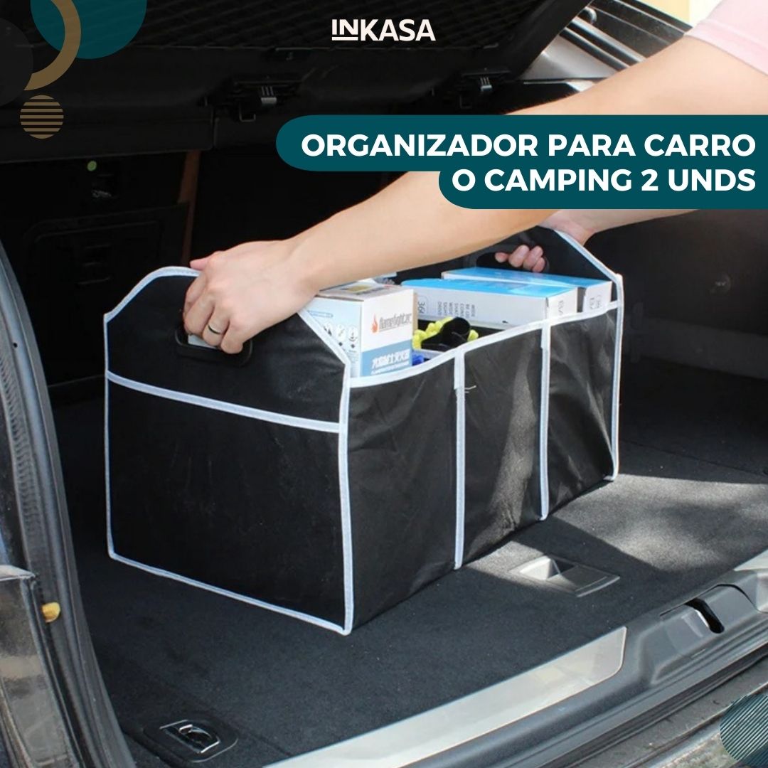 Organizador para carro o camping 2 unds