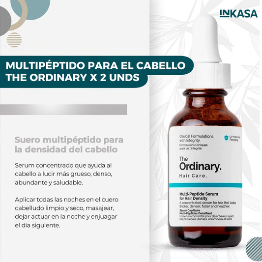 Multipéptido para el cabello The Ordinary x 2 unds