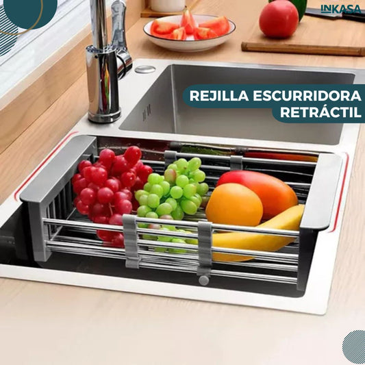 Rejilla escurridora retráctil