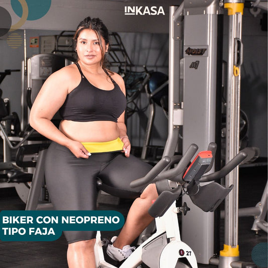 Biker con Neopreno tipo Faja