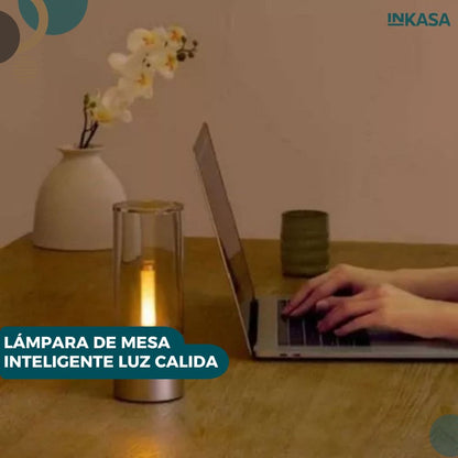 Lámpara de mesa inteligente luz cálida