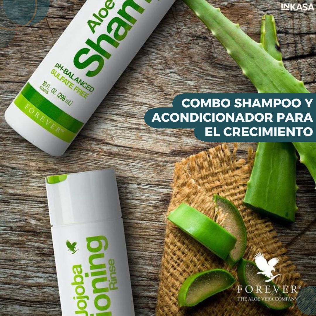 Combo shampoo y acondicionador para el crecimiento