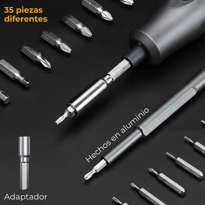 Destornillador eléctrico 35 en 1